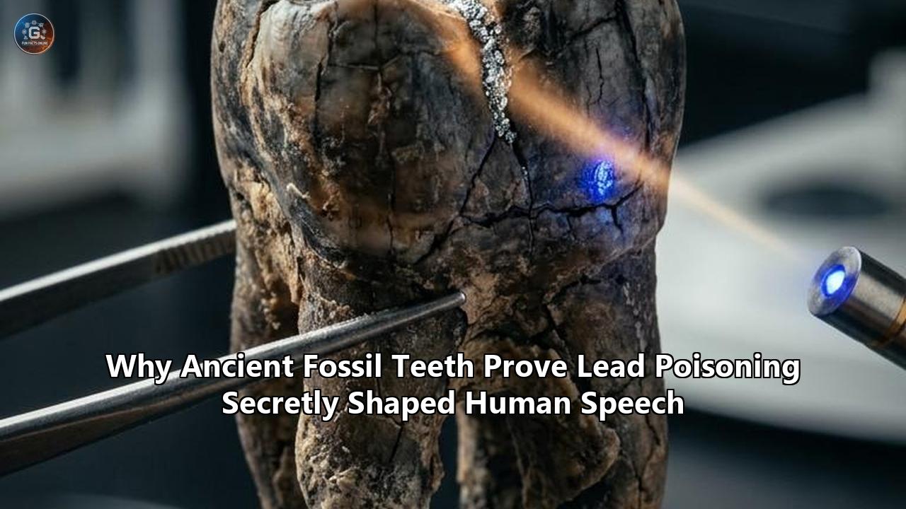 Why Ancient Fossil Teeth Prove Lead Poisoning Secretly Shaped Human Speech