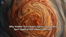 Why Hubble Just Caught Jupiter's Great Red Spot Jiggling Like a Bowl of Gelatin