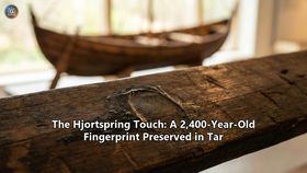 The Hjortspring Touch: A 2,400-Year-Old Fingerprint Preserved in Tar