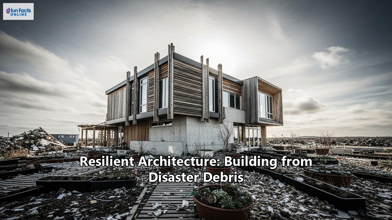 Resilient Architecture: Building from Disaster Debris