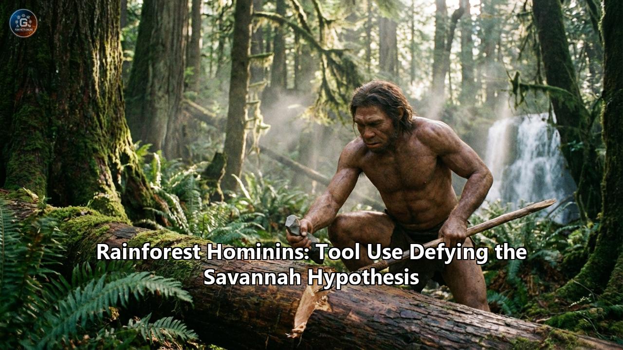 Rainforest Hominins: Tool Use Defying the Savannah Hypothesis