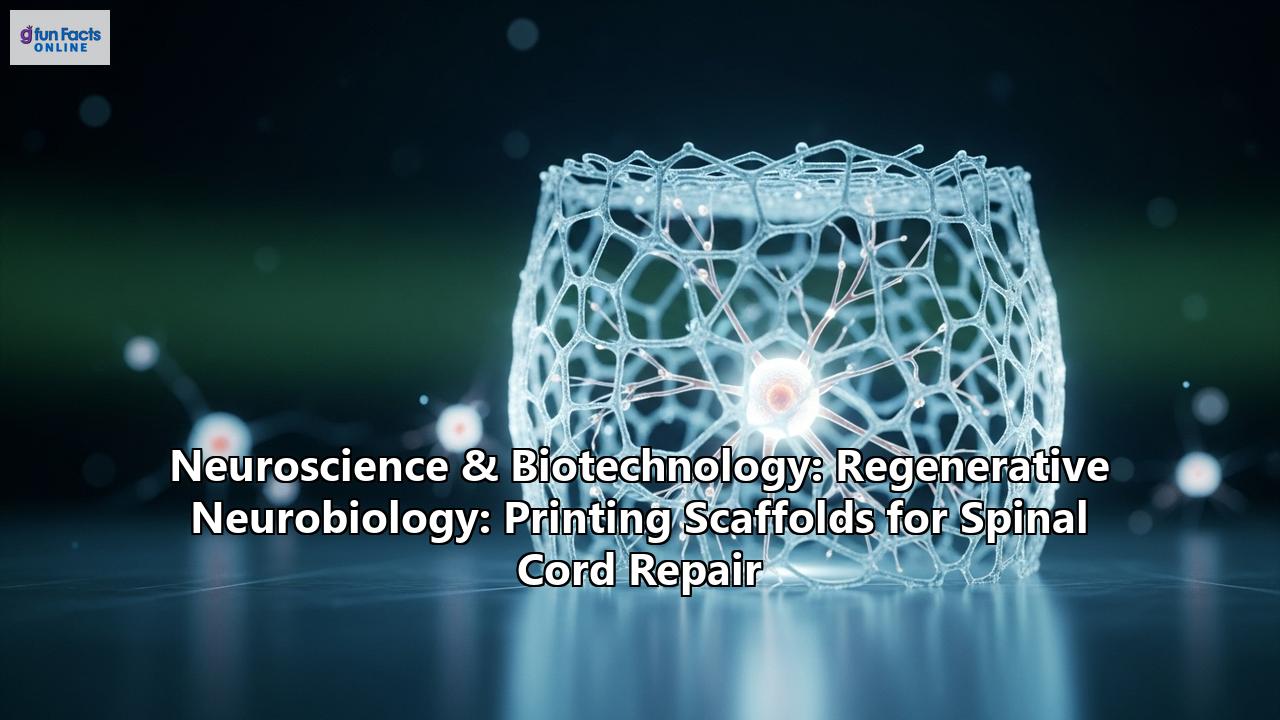Neuroscience & Biotechnology: Regenerative Neurobiology: Printing Scaffolds for Spinal Cord Repair