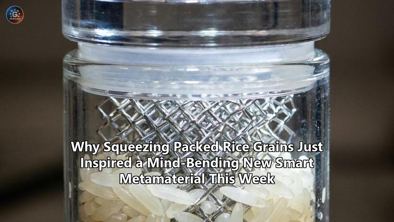 Why Squeezing Packed Rice Grains Just Inspired a Mind-Bending New Smart Metamaterial This Week