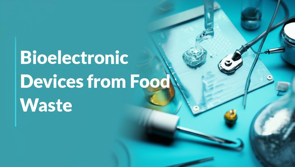 Bioelectronic Devices from Food Waste