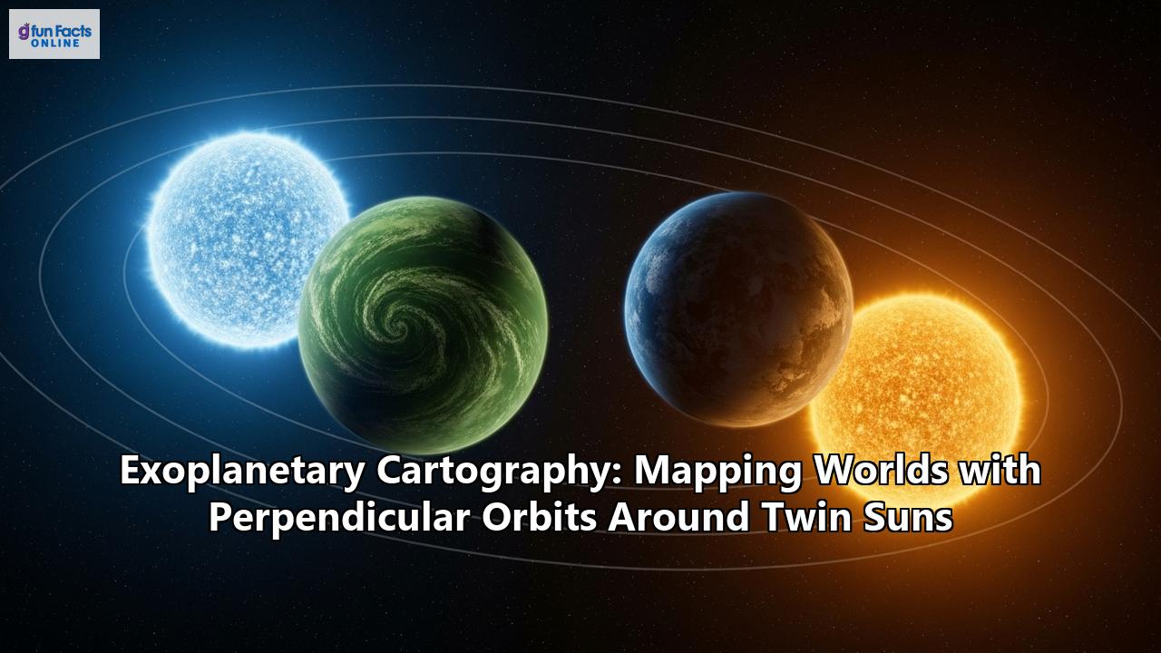 Exoplanetary Cartography: Mapping Worlds with Perpendicular Orbits Around Twin Suns