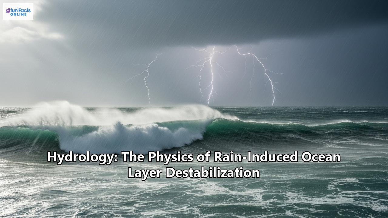 Hydrology: The Physics of Rain-Induced Ocean Layer Destabilization