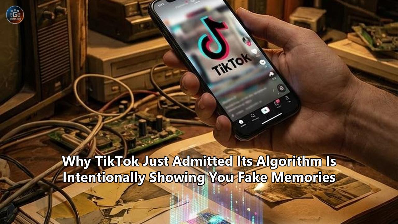 Why TikTok Just Admitted Its Algorithm Is Intentionally Showing You Fake Memories