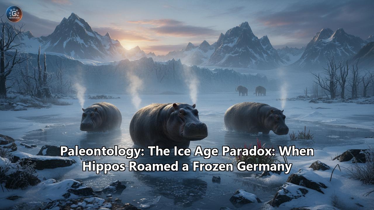 Paleontology: The Ice Age Paradox: When Hippos Roamed a Frozen Germany