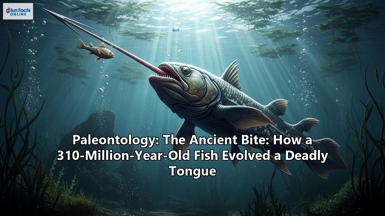 Paleontology: The Ancient Bite: How a 310-Million-Year-Old Fish Evolved a Deadly Tongue