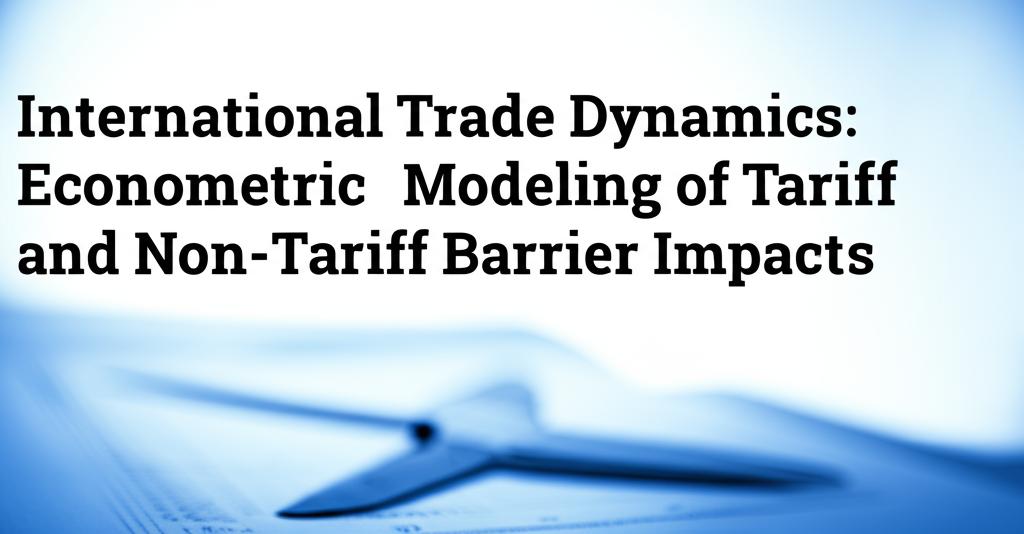 International Trade Dynamics: Econometric Modeling of Tariff and Non-Tariff Barrier Impacts