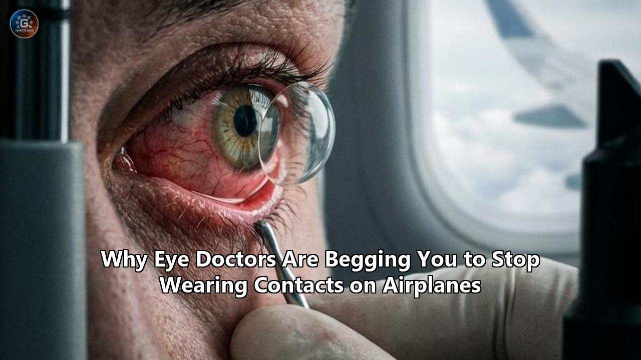 Why Eye Doctors Are Begging You to Stop Wearing Contacts on Airplanes