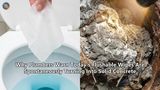 Why Plumbers Warn Today's Flushable Wipes Are Spontaneously Turning Into Solid Concrete