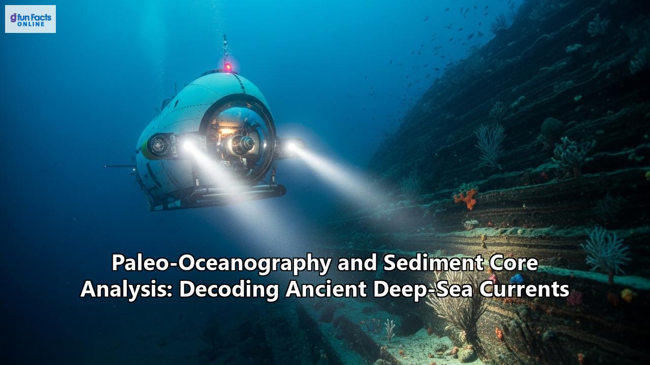 Paleo-Oceanography and Sediment Core Analysis: Decoding Ancient Deep-Sea Currents