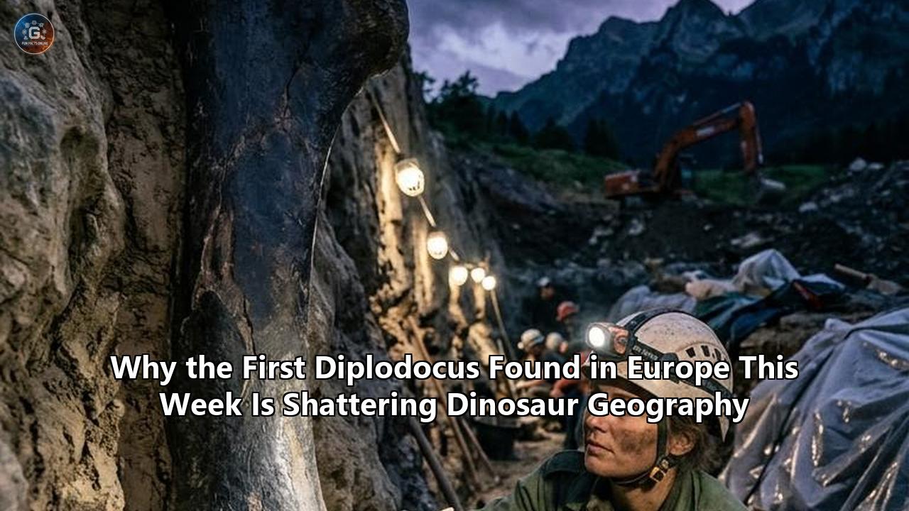 Why the First Diplodocus Found in Europe This Week Is Shattering Dinosaur Geography