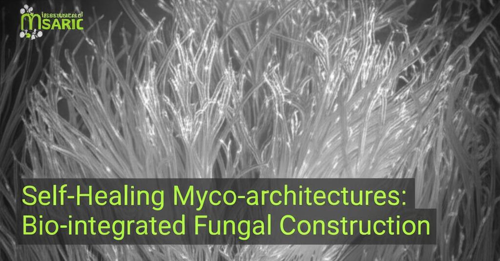 Self-Healing Myco-architectures: Bio-integrated Fungal Construction