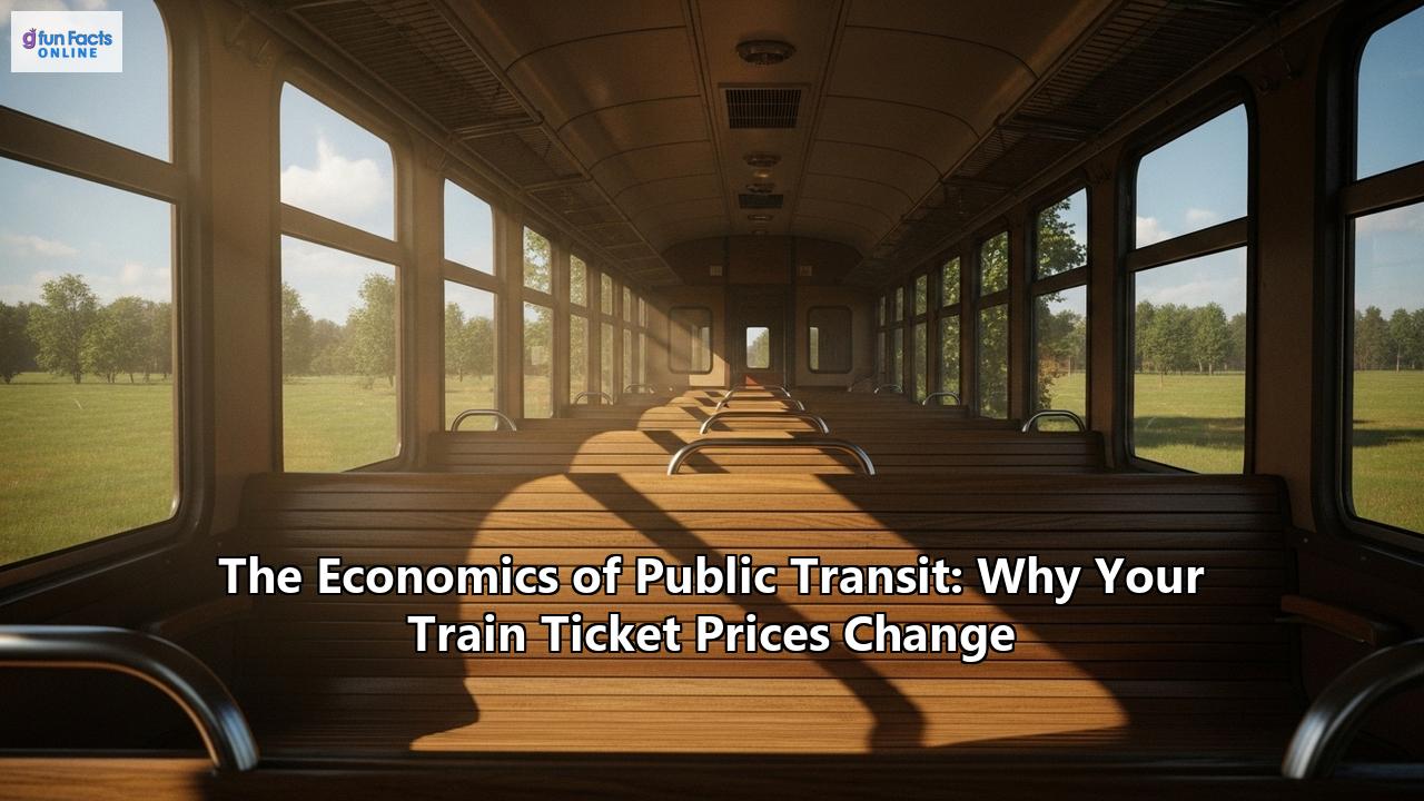 The Economics of Public Transit: Why Your Train Ticket Prices Change