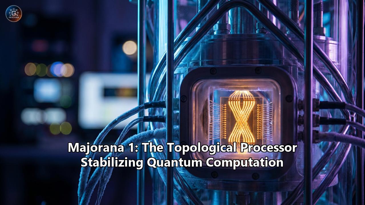 Majorana 1: The Topological Processor Stabilizing Quantum Computation