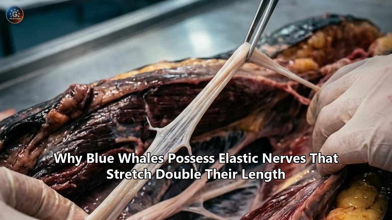 Why Blue Whales Possess Elastic Nerves That Stretch Double Their Length