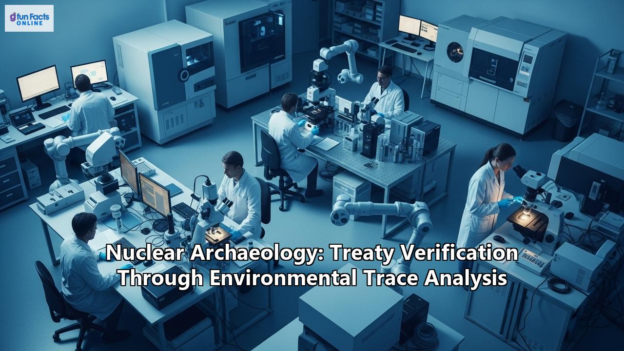 Nuclear Archaeology: Treaty Verification Through Environmental Trace Analysis