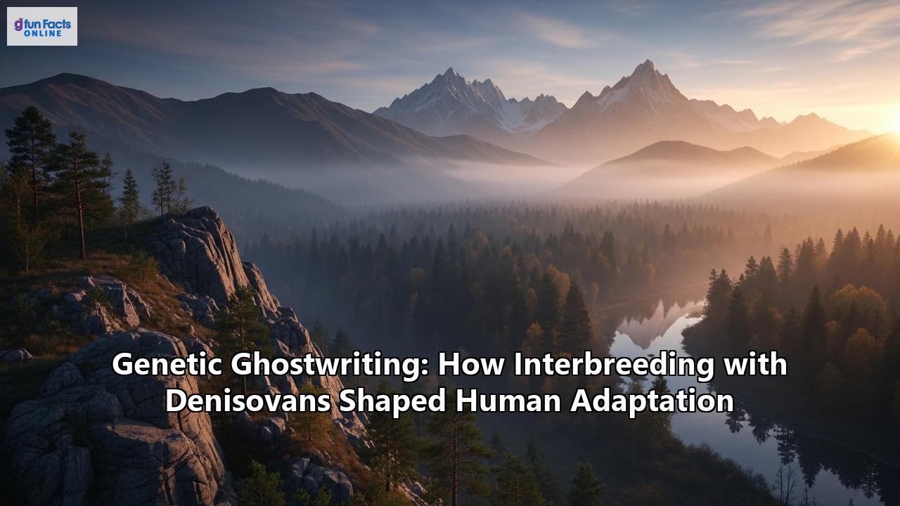 Genetic Ghostwriting: How Interbreeding with Denisovans Shaped Human Adaptation