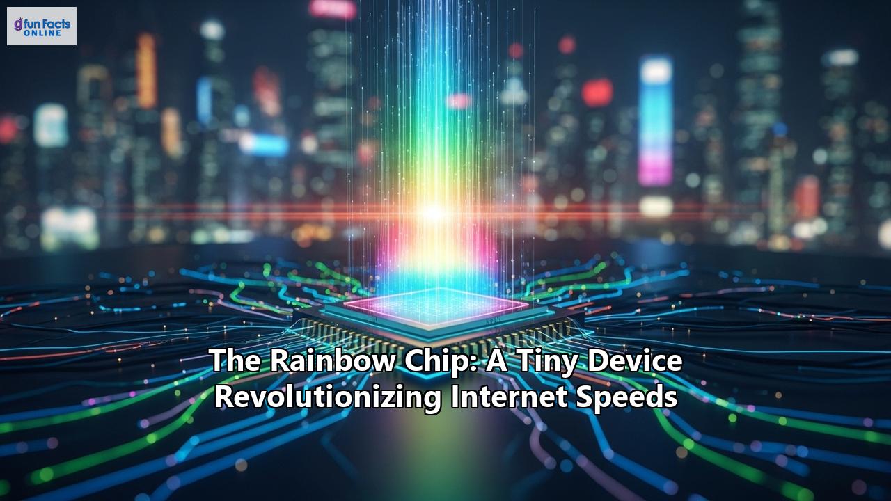 The Rainbow Chip: A Tiny Device Revolutionizing Internet Speeds