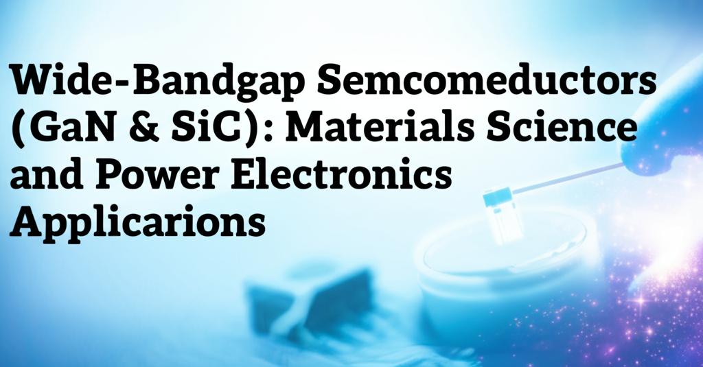 Wide-Bandgap Semiconductors (GaN & SiC): Materials Science and Power Electronics Applications