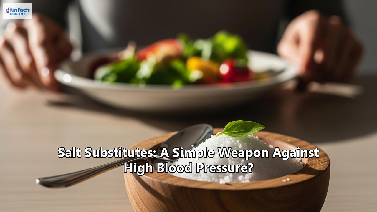 Salt Substitutes: A Simple Weapon Against High Blood Pressure?