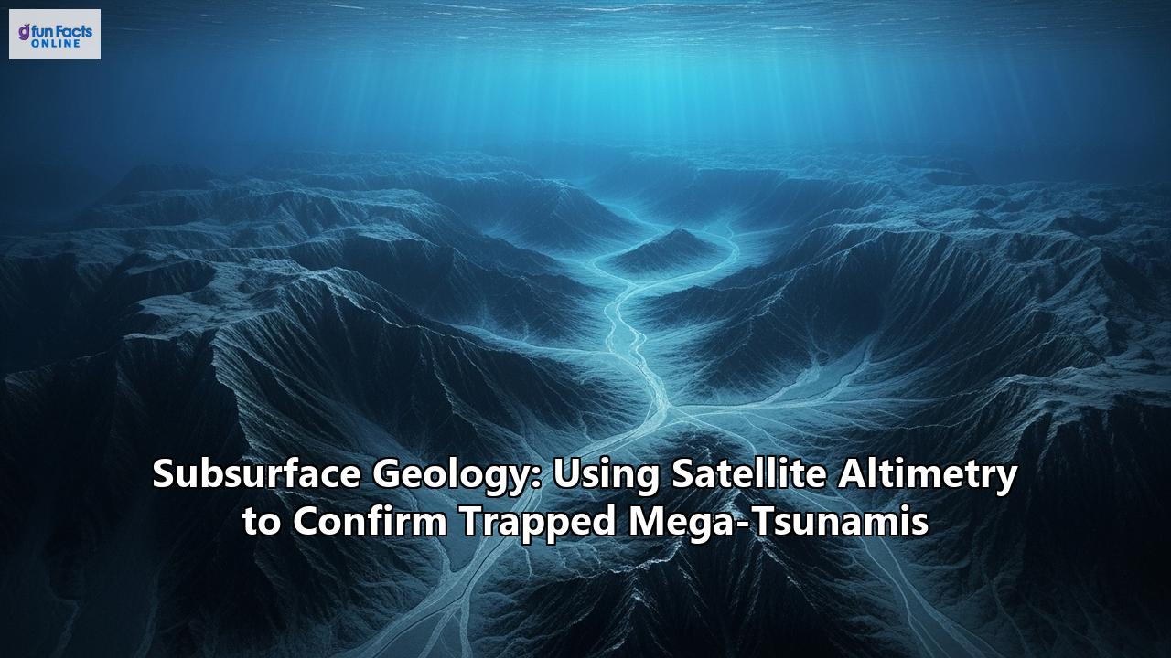 Subsurface Geology: Using Satellite Altimetry to Confirm Trapped Mega-Tsunamis
