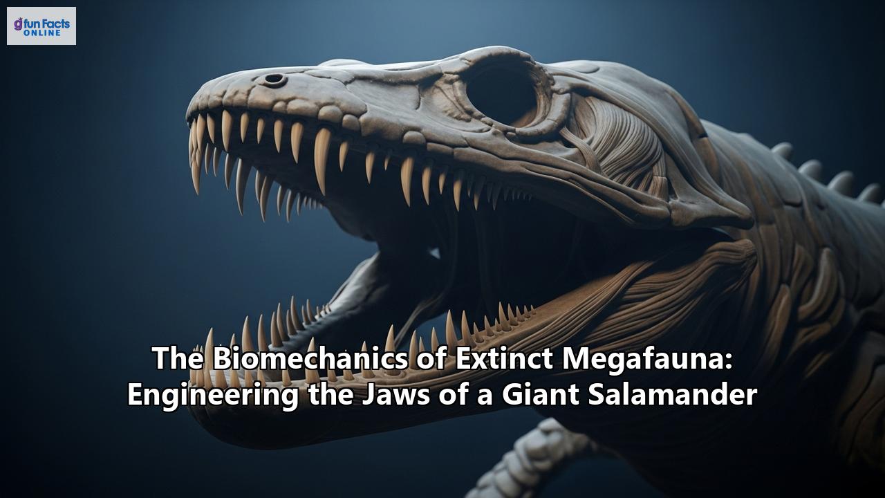 The Biomechanics of Extinct Megafauna: Engineering the Jaws of a Giant Salamander