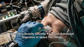 Why Zero Gravity Secretly Paralyzes Astronaut Digestion in Space This Week