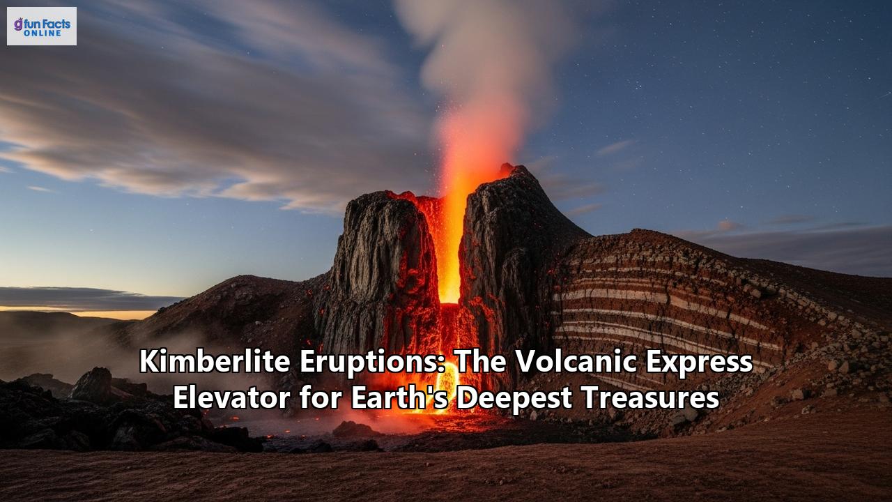 Kimberlite Eruptions: The Volcanic Express Elevator for Earth's Deepest Treasures