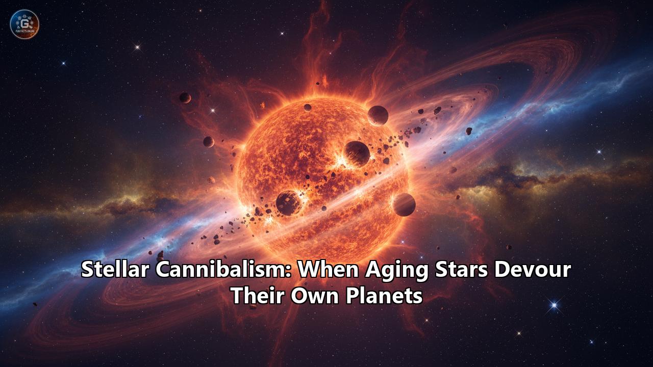 Stellar Cannibalism: When Aging Stars Devour Their Own Planets