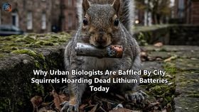 Why Urban Biologists Are Baffled By City Squirrels Hoarding Dead Lithium Batteries Today