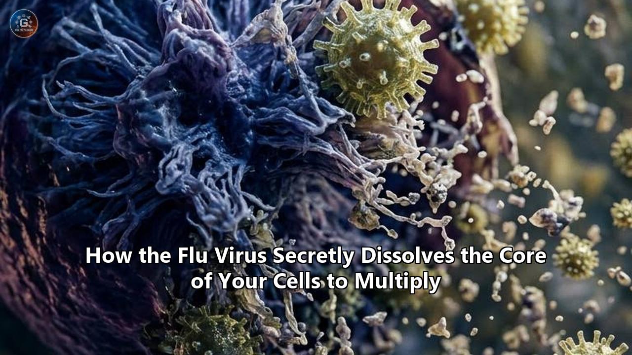 How the Flu Virus Secretly Dissolves the Core of Your Cells to Multiply