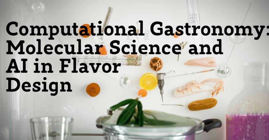 Computational Gastronomy: Molecular Science and AI in Flavor Design