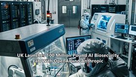 UK Launches 100 Million Pound AI Biosecurity Lab With OpenAI and Anthropic