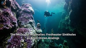 The Michigan Anomalies: Freshwater Sinkholes as Alien Ocean Analogs