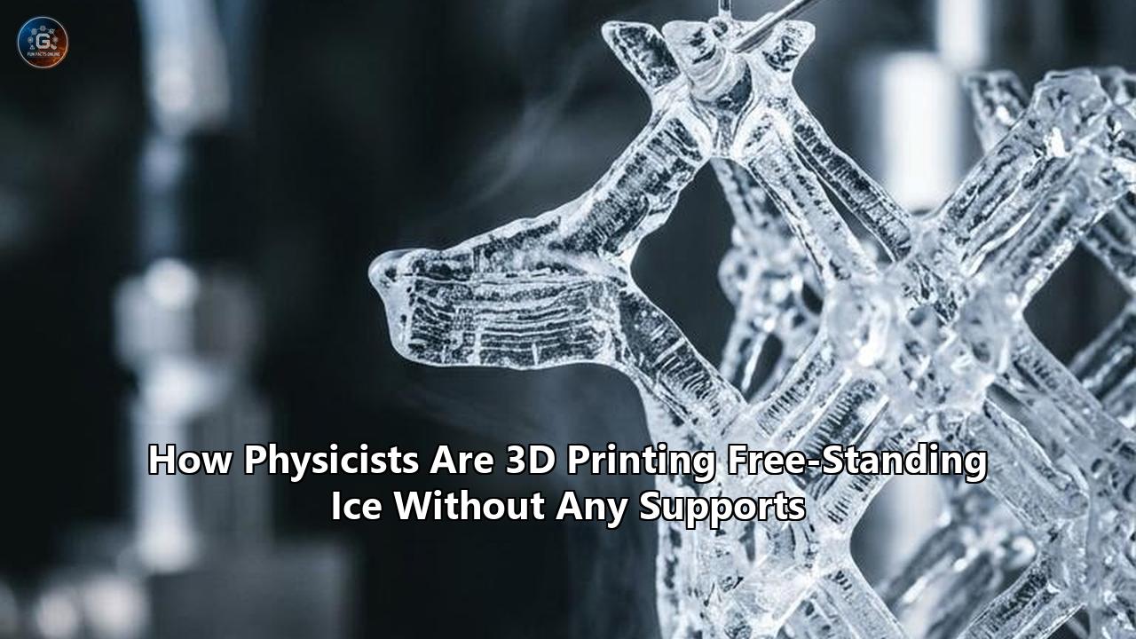 How Physicists Are 3D Printing Free-Standing Ice Without Any Supports