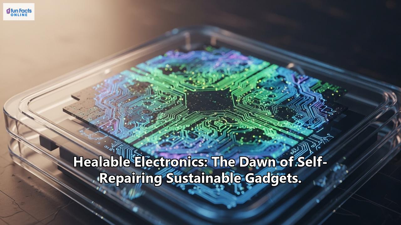 Healable Electronics: The Dawn of Self-Repairing Sustainable Gadgets.