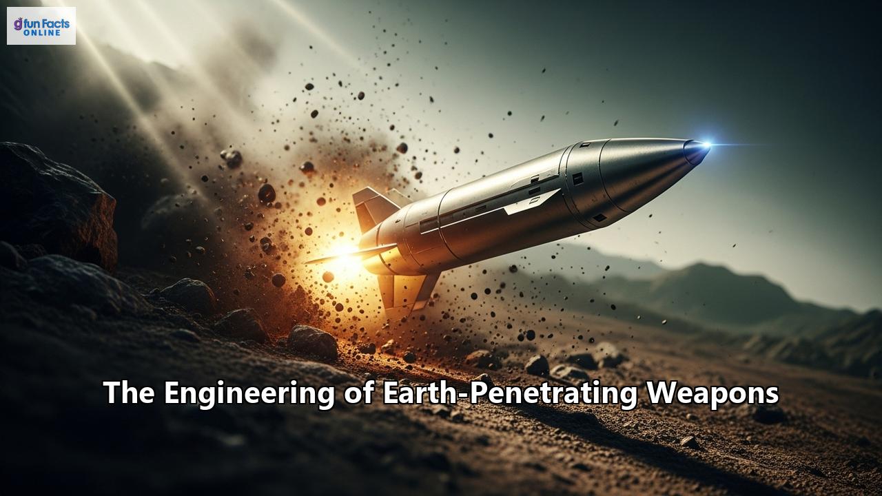 The Engineering of Earth-Penetrating Weapons