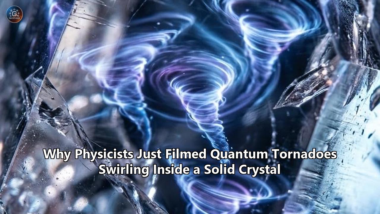 Why Physicists Just Filmed Quantum Tornadoes Swirling Inside a Solid Crystal