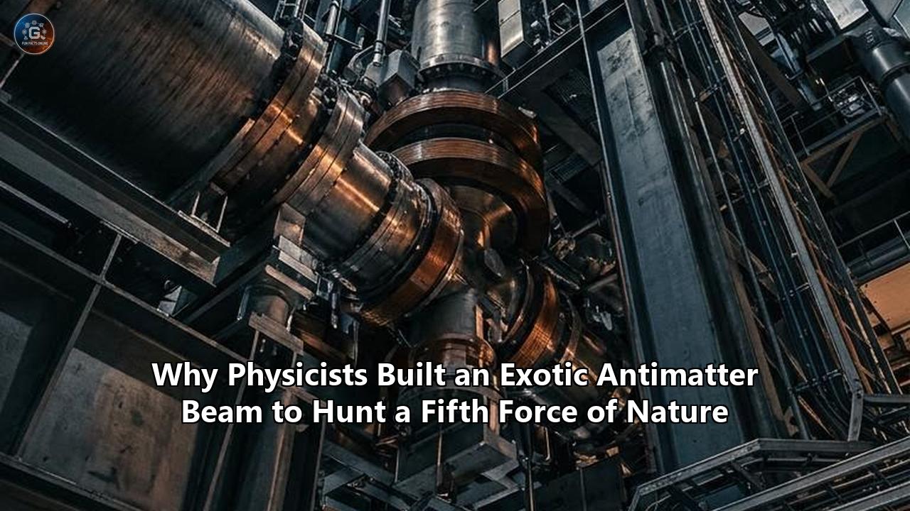 Why Physicists Built an Exotic Antimatter Beam to Hunt a Fifth Force of Nature