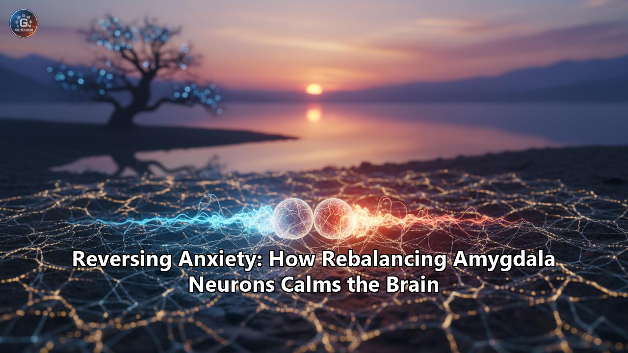 Reversing Anxiety: How Rebalancing Amygdala Neurons Calms the Brain