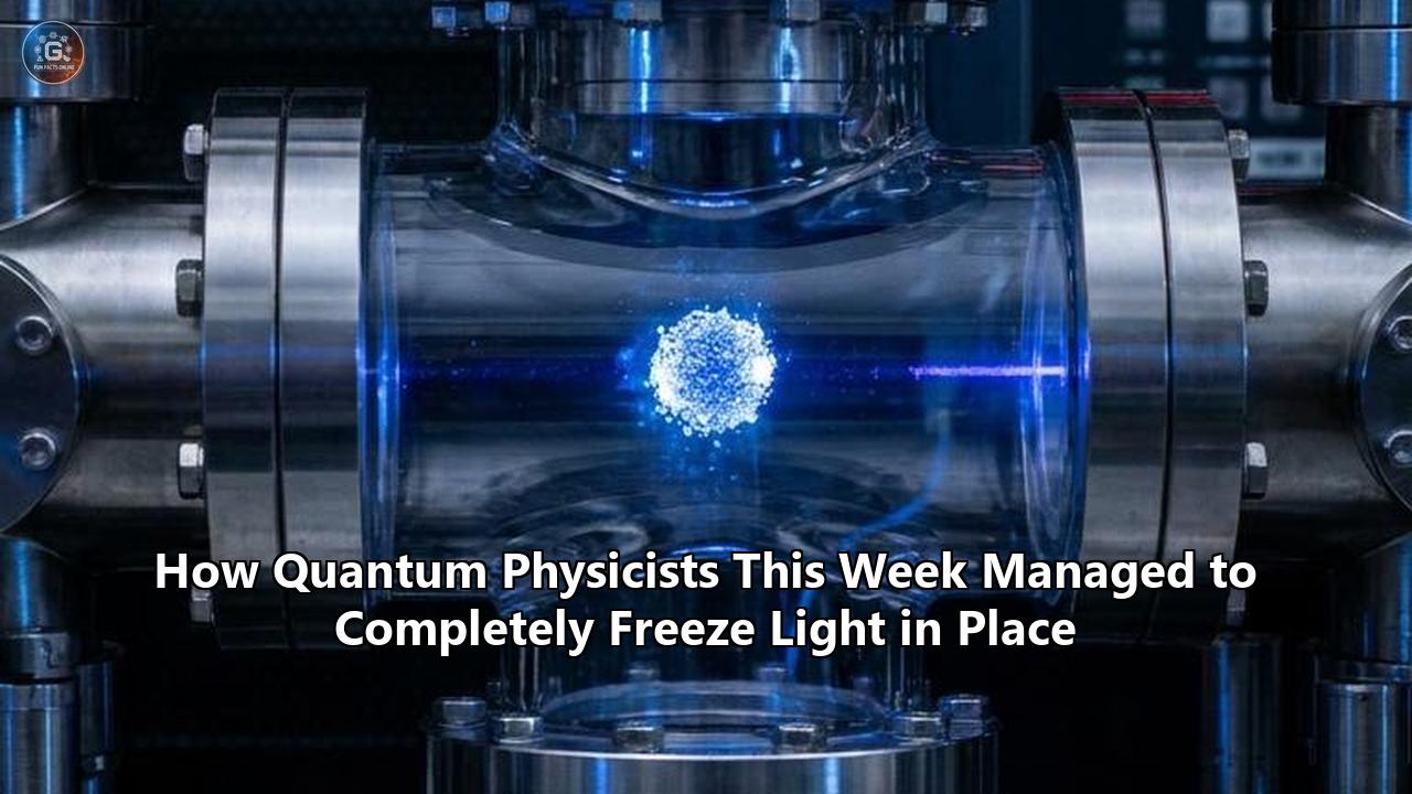 How Quantum Physicists This Week Managed to Completely Freeze Light in Place