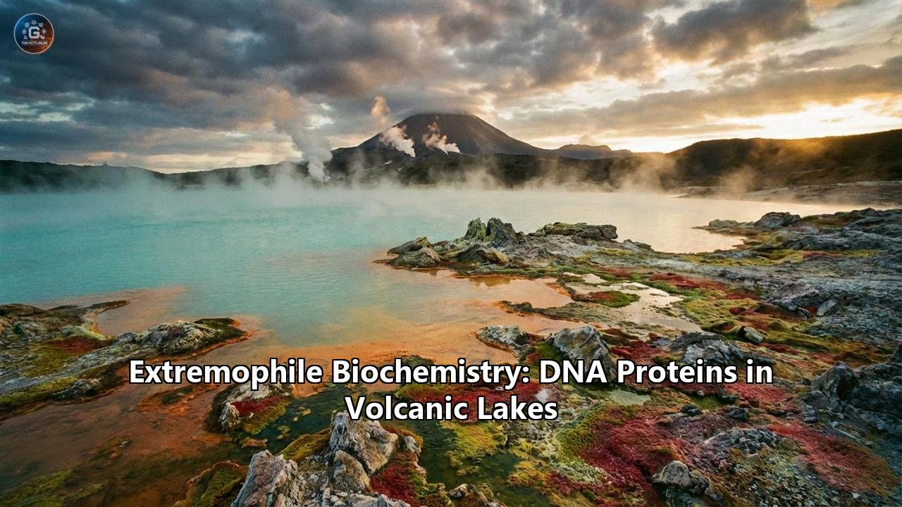 Extremophile Biochemistry: DNA Proteins in Volcanic Lakes