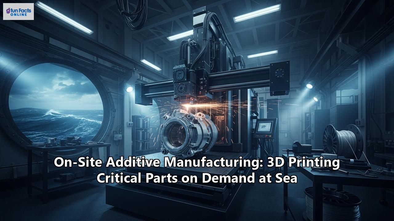 On-Site Additive Manufacturing: 3D Printing Critical Parts on Demand at Sea