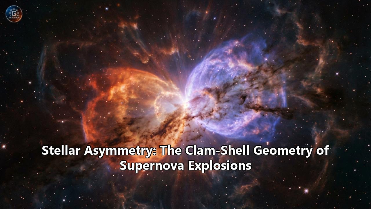 Stellar Asymmetry: The Clam-Shell Geometry of Supernova Explosions