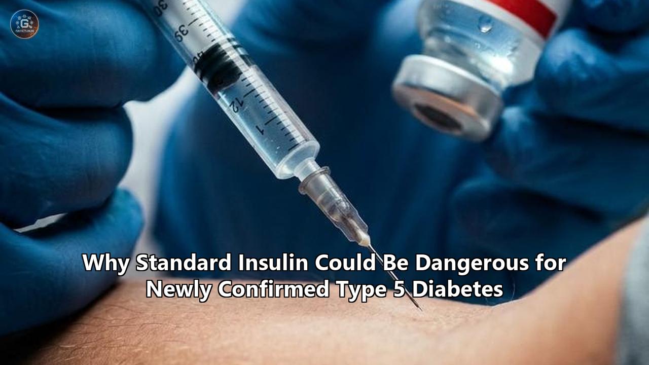 Why Standard Insulin Could Be Dangerous for Newly Confirmed Type 5 Diabetes