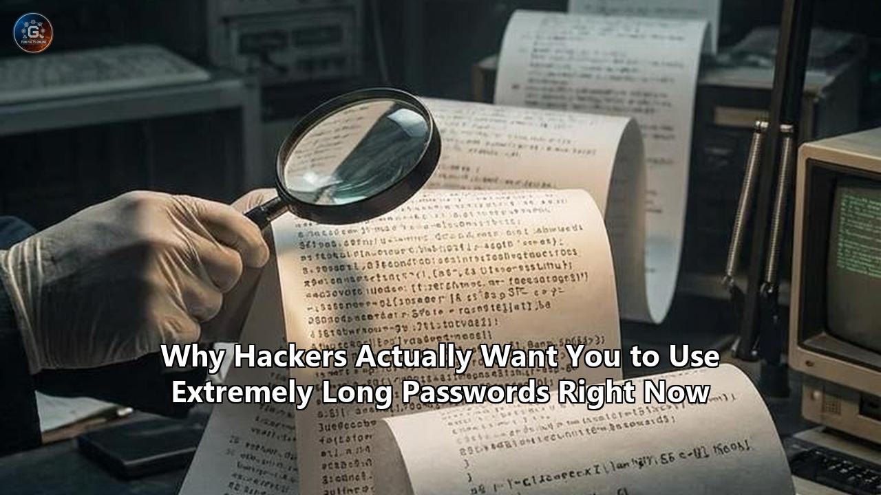 Why Hackers Actually Want You to Use Extremely Long Passwords Right Now