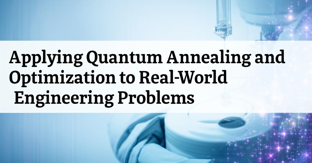 Applying Quantum Annealing and Optimization to Real-World Engineering Problems